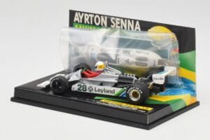 Brabham BMW BT52B A. Senna Test Car Paul Ricard 14 November 1983 Minichamps 1:43 540834399 Kovina – slika 3 od 5