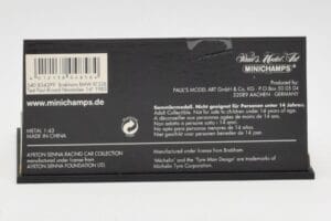 Brabham BMW BT52B A. Senna Test Car Paul Ricard 14 November 1983 Minichamps 1:43 540834399 Kovina – slika 4 od 5