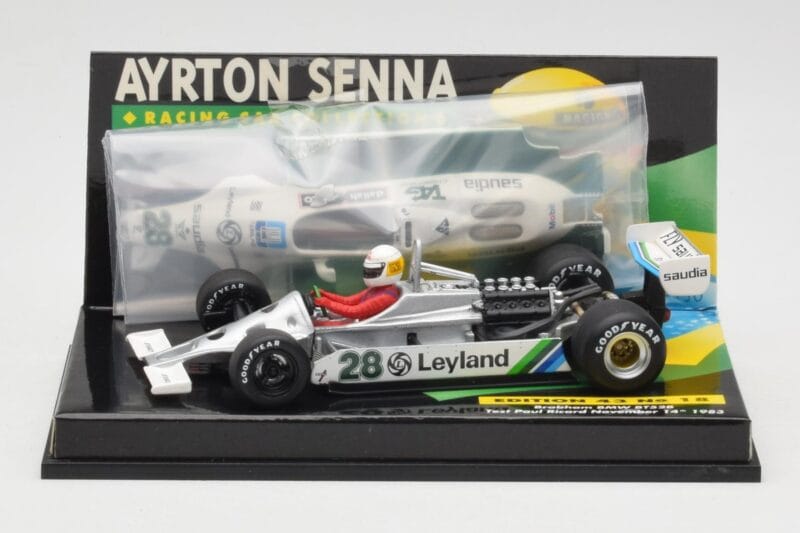 Brabham BMW BT52B A. Senna Test Car Paul Ricard 14 November 1983 Minichamps 1:43 540834399 Kovina