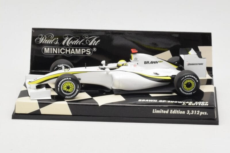 Brawn GP Mercedes BGP001 #22 J. Button Showcar 2009 Minichamps 1:43 400090092 Kovina