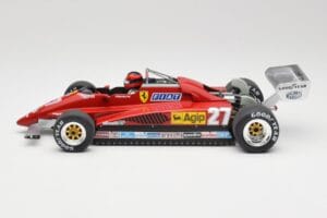 Ferrari 126C2 #27 G. Villeneuve GP Belgium 1982 MCG 1:18 MCG18629F Kovina – slika 3 od 6