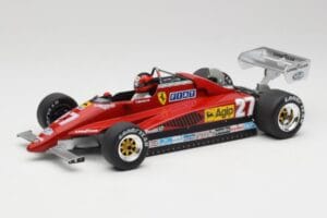 Ferrari 126C2 #27 G. Villeneuve GP Belgium 1982 MCG 1:18 MCG18629F Kovina