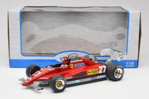 Ferrari 126C2 #27 G. Villeneuve GP Belgium 1982 MCG 1:18 MCG18629F Kovina – slika 6 od 6