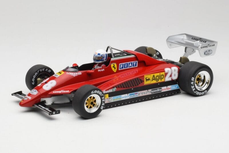 Ferrari 126C2 #28 D. Pironi GP Monaco 1982 MCG 1:18 MCG18628F Kovina