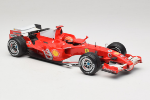 Ferrari 248 F1 #5 M. Schumacher German GP Hockenheimring 2006 Hot Wheels 1:18 J2887 Kovina – slika 4 od 6