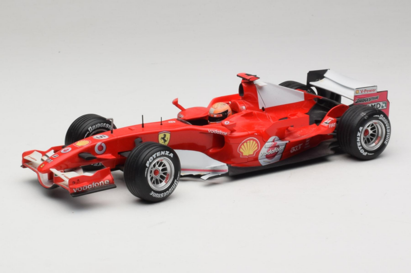 Ferrari 248 F1 #5 M. Schumacher German GP Hockenheimring 2006 Hot Wheels 1:18 J2887 Kovina