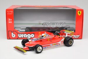 Ferrari 312T4 #11 J. Scheckter Italian Grand Prix F1 World Champion 1979 Bburago 1:18 18-16814-18-01544 Kovina – slika 6 od 6