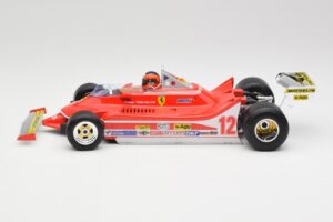 Ferrari 312T4 #12 G. Villeneuve South African Grand Prix 1979 Bburago 1:18 18-16814 Kovina – slika 3 od 6