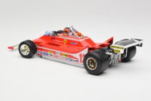 Ferrari 312T4 #12 G. Villeneuve South African Grand Prix 1979 Bburago 1:18 18-16814 Kovina – slika 5 od 6