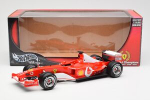 Ferrari F2003-GA F1 Constructors World Champions 2003 Hot Wheels 1:18 G3764 Kovina – slika 7 od 7