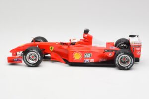 Ferrari F2001 #1 M. Schumacher F1 World Champion 2001 Rdeč Hot Wheels 1:18 50202 Kovina – slika 3 od 6