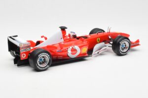 Ferrari F2003-GA #2 R. Barrichello F1 2003 Hot Wheels 1:18 B1024 Kovina – slika 2 od 6