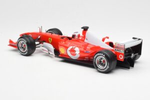 Ferrari F2003-GA #2 R. Barrichello F1 2003 Hot Wheels 1:18 B1024 Kovina – slika 5 od 6