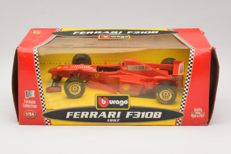 Ferrari F310B F1 1997 Bburago 1:24 Ferrari F310B F1 1997 Bburago 1:24 5025 Kovina
