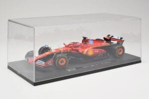 Ferrari SF-24 #16 C. Leclerc Emilia Romagna Grand Prix 2024 Bburago 1:18 18-16821-L-IMOLA-SHOWCASE Kovina – slika 6 od 7