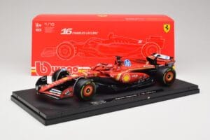 Ferrari SF-24 #16 C. Leclerc Emilia Romagna Grand Prix 2024 Bburago 1:18 18-16821-L-IMOLA-SHOWCASE Kovina – slika 7 od 7