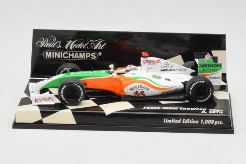 Force India Mercedes VJM02 #20 A. Sutil Showcar 2009 Minichamps 1:43 400090090 Kovina