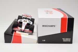 Haas VF-22 #47 M. Schumacher Bahrain GP 2022 Minichamps 1:18 147220147 Kovina – slika 6 od 7