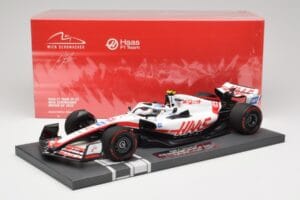 Haas VF-22 #47 M. Schumacher British GP 2022 Minichamps 1:18 117221047 Smola – slika 7 od 7