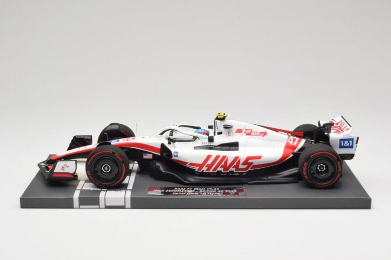 Haas VF-22 #47 M. Schumacher British GP 2022 Minichamps 1:18 117221047 Smola