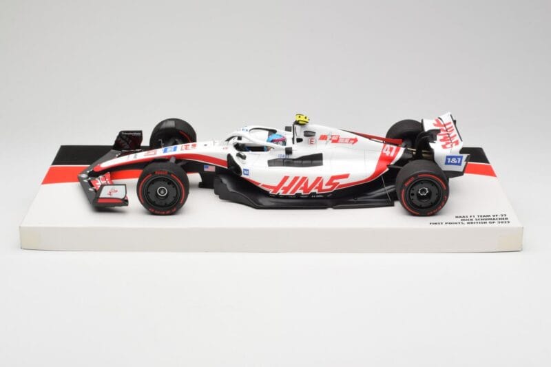 Haas VF-22 #47 M. Schumacher British GP Points 2022 Minichamps 1:18 147221047 Kovina
