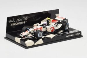 Honda RA106 A. Davidson Test Driver F1 2006 Minichamps 1:43 400060036 Kovina – slika 2 od 5
