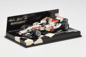 Honda RA106 #11 R. Barrichello F1 2006 Minichamps 1:43 400060011 Kovina – slika 2 od 5