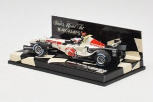 Honda RA106 #11 R. Barrichello F1 2006 Minichamps 1:43 400060011 Kovina – slika 3 od 5