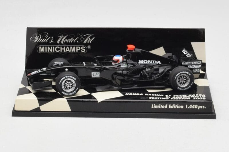 Honda RA106 #11 R. Barrichello Test Car 2006 Minichamps 1:43 400060211 Kovina