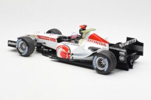 Honda RA106 Honda Racing Team R. Barrichello F1 Showcar 2006 Minichamps 1:18 08MF1-06B-CRB18 Kovina – slika 5 od 6