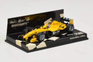 Jordan EJ14 Ford #19 T. Glock Jordan Ford F1 Team 2004 Minichamps 1:43 400040039 Kovina – slika 2 od 5