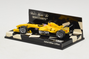 Jordan EJ14 Ford #19 T. Glock Jordan Ford F1 Team 2004 Minichamps 1:43 400040039 Kovina – slika 3 od 5