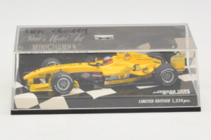 Jordan EJ14 Ford #18 N. Heidfeld Jordan Ford F1 Team Showcar 2004 Minichamps 1:43 400040088 Kovina – slika 4 od 5