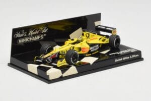 Jordan Honda EJ11 #7 H-H. Frentzen F1 2001 Minichamps 1:43 400010011 Kovina – slika 2 od 5