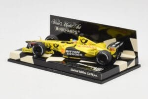 Jordan Honda EJ11 #11 J. Trulli F1 2001 Minichamps 1:43 400010012 Kovina – slika 3 od 5