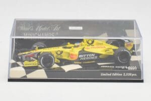 Jordan Honda EJ11 #11 J. Trulli F1 2001 Minichamps 1:43 400010012 Kovina – slika 5 od 5