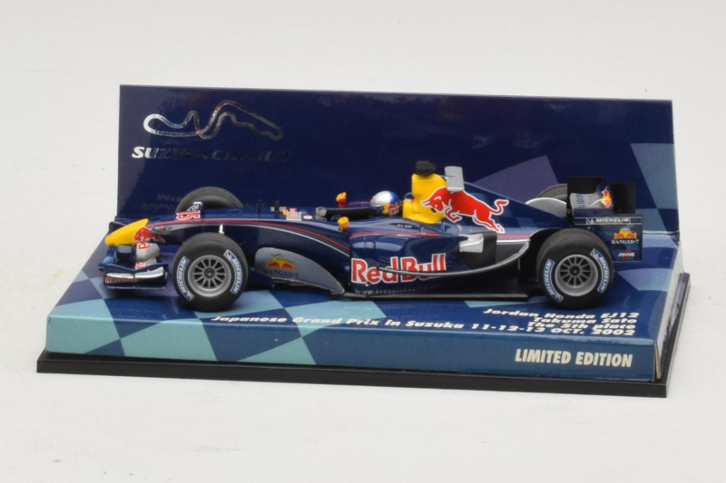 Jordan EJ12 Honda T. Sato F1 2002 Minichamps 1:43 403020110 Kovina