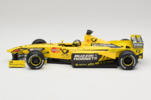 Jordan EJ10 H-H. Frentzen F1 Launch Edition 2000 Hot Wheels 1:18 29160 Kovina – slika 3 od 6