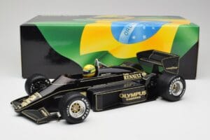 Lotus Renault 97T John Player Special #12 A. Senna Portuguese GP 1985 1st Victory Minichamps 1:12 540851292 Kovina – slika 8 od 8
