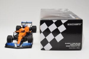 McLaren MCL35M #3 D. Ricciardo Italian GP Winner 2021 Minichamps 1:18 530213303 Smola – slika 6 od 7