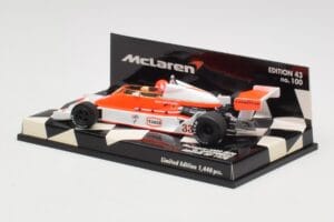 McLaren Ford M26 B. Giacomelli British GP 1978 Minichamps 1:43 530784333 Kovina – slika 3 od 5