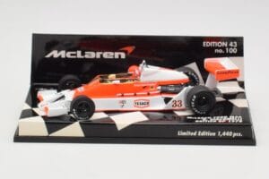 McLaren Ford M26 B. Giacomelli British GP 1978 Minichamps 1:43 530784333 Kovina