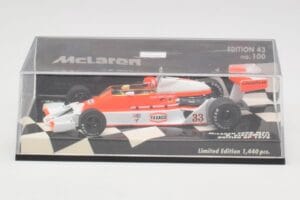 McLaren Ford M26 B. Giacomelli British GP 1978 Minichamps 1:43 530784333 Kovina – slika 5 od 5