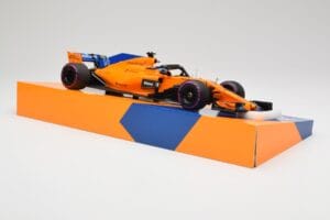 McLaren MCL33 #14 F. Alonso Canadian Grand Prix 300th Start 2018 Minichamps 1:18 533184014 Kovina – slika 4 od 6
