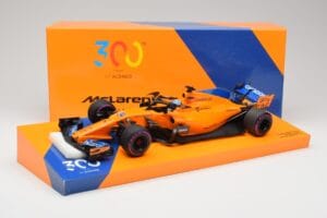 McLaren MCL33 #14 F. Alonso Canadian Grand Prix 300th Start 2018 Minichamps 1:18 533184014 Kovina – slika 6 od 6