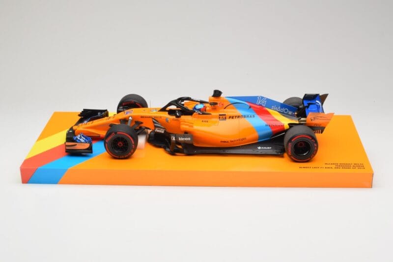 McLaren MCL33 Renault #14 F. Alonso Abu Dhabi GP 2018 Minichamps 1:18 533183914 Smola