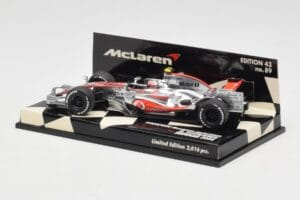 McLaren Mercedes MP4-23 #23 H. Kovalainen Showcar 2008 Minichamps 1:43 530084393 Kovina – slika 3 od 5