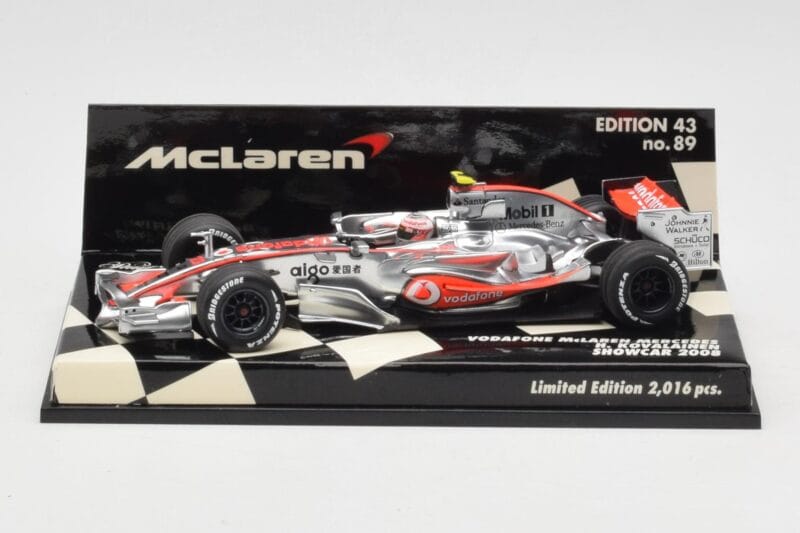 McLaren Mercedes MP4-23 #23 H. Kovalainen Showcar 2008 Minichamps 1:43 530084393 Kovina