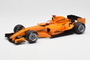McLaren Mercedes MP4-20 G. Paffett F1 Test Car 2006 Minichamps 1:18 B66962342 Kovina