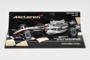 McLaren MP4-20 Mercedes #10 J.P. Montoya British GP Winner F1 2005 Minichamps 1:43 530054320 Kovina
